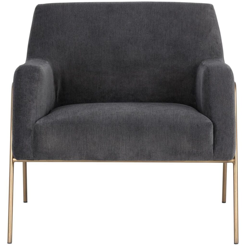 Cybil Lounge Chair - Polo Club Kohl Grey - Image 2