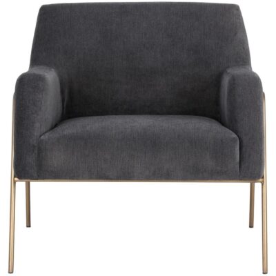 Cybil Lounge Chair - Polo Club Kohl Grey 105018 105018 CYBIL ARMCHAIR POLO CLUB KOHL GREY 1