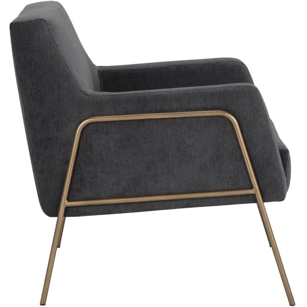 Cybil Lounge Chair - Polo Club Kohl Grey - Image 3