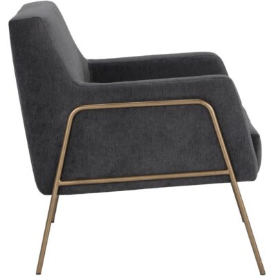 Cybil Lounge Chair - Polo Club Kohl Grey 105018 105018 CYBIL ARMCHAIR POLO CLUB KOHL GREY 2