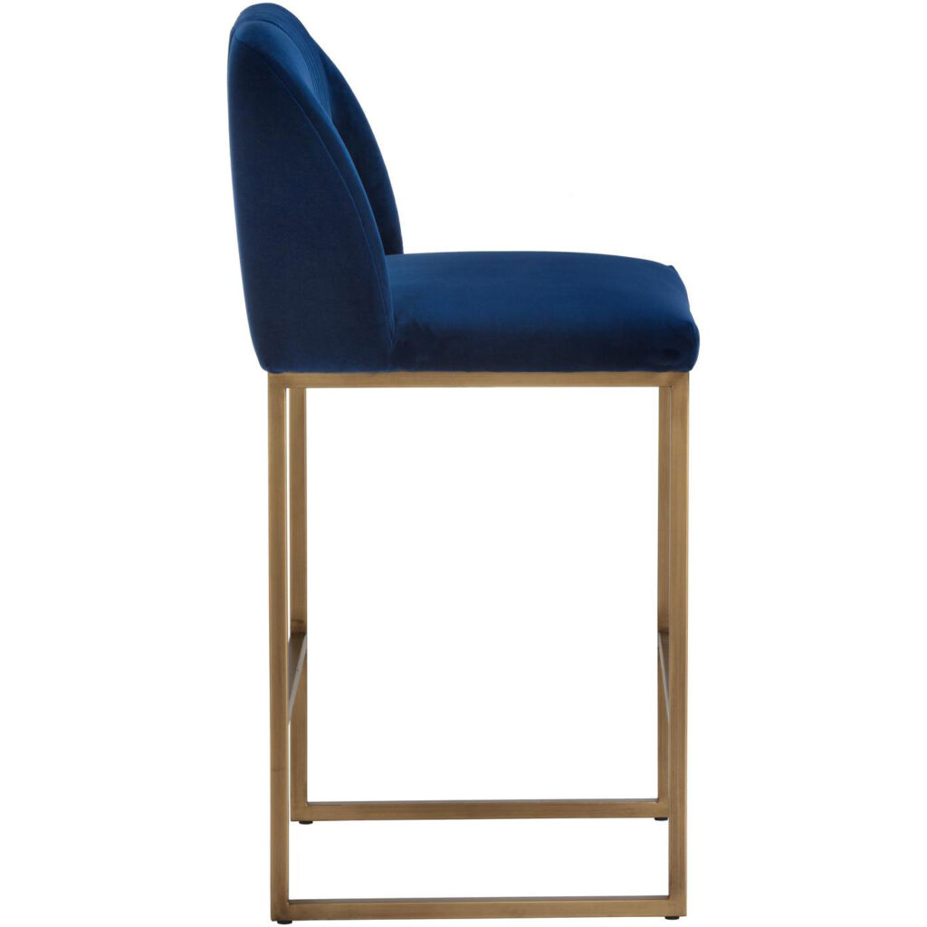 Nevin Counter Stool - Sapphire Blue - Image 2