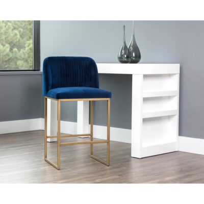 Nevin Counter Stool - Sapphire Blue 105087 105087 NEVIN COUNTER STOOL SAPPHIRE BLUE 5