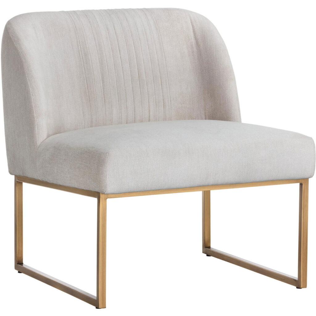 Nevin Lounge Chair - Polo Club Muslin