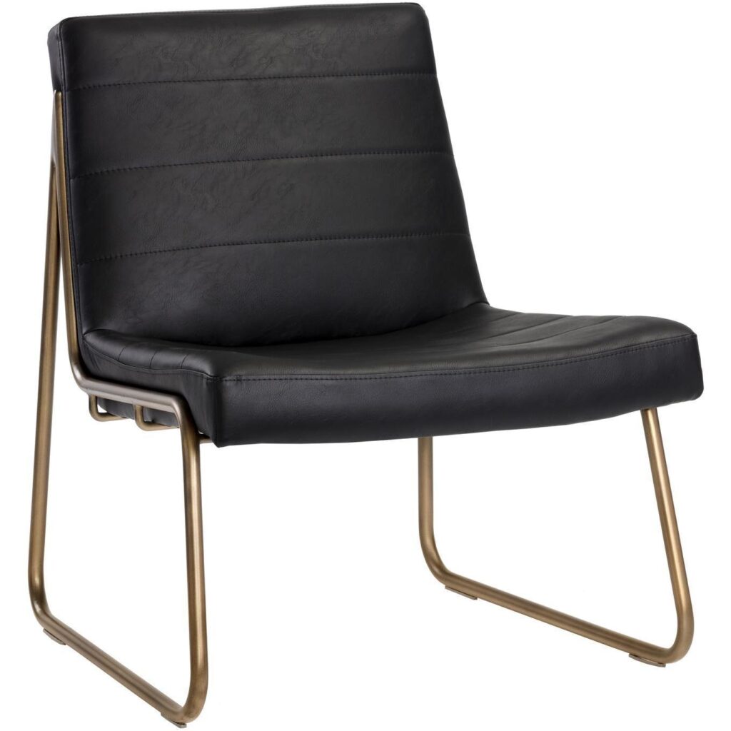 Anton Lounge Chair - Vintage Black