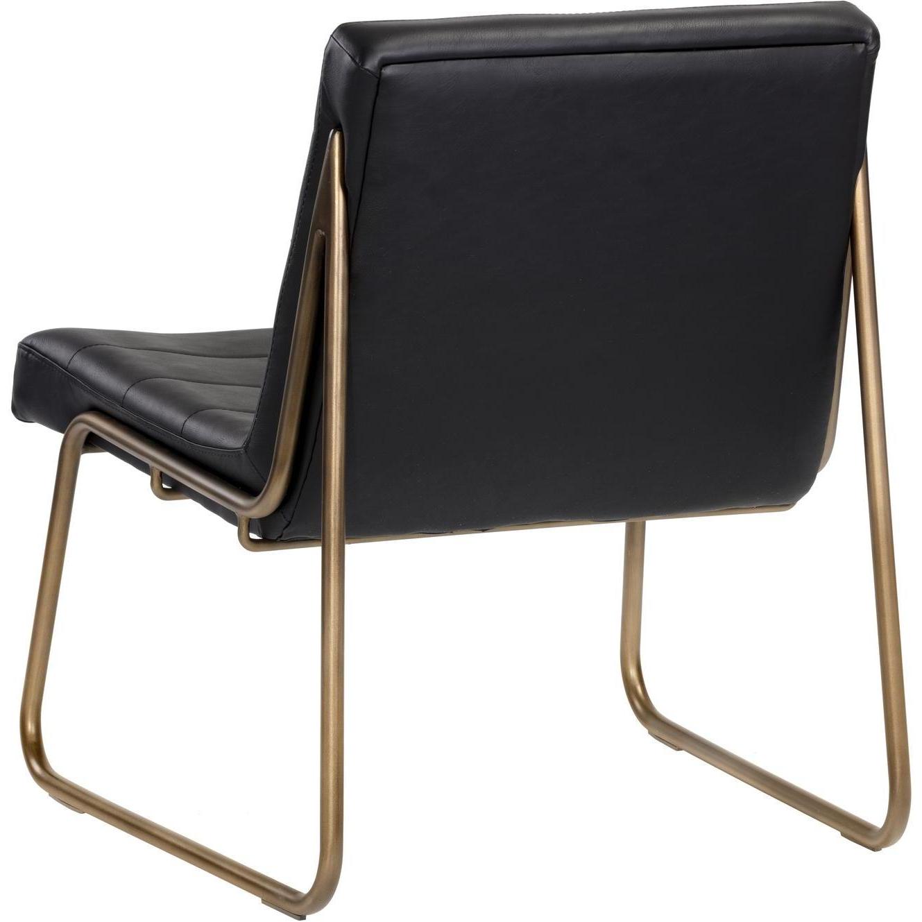 Anton Lounge Chair - Vintage Black 4 Anton Lounge Chair - Vintage Black - Image 4