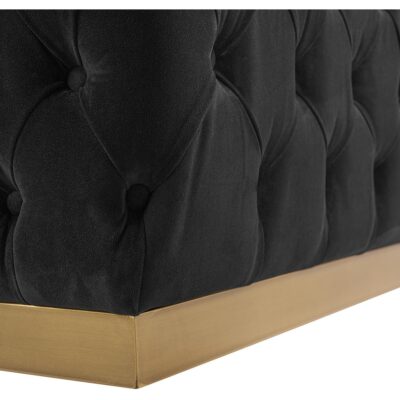 Babette Bench - Abbington Black 105110 105110 BABETTE BENCH BURNISHED BRASS BLACK 6