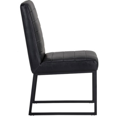 Spyros Dining Chair - Coal Black 105157 105157 SPYROS DINING CHAIR COAL BLACK 2