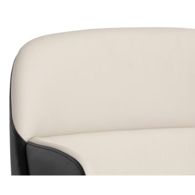 Hagan Dining Armchair - Dillon Cream / Dillon Black 105167 105167 HAGAN ARMCHAIR DILLON CREAM DILLON BLACK 7