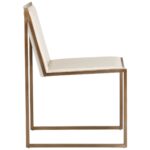 Blair Dining Chair - Castillo Cream 8 Blair Dining Chair - Castillo Cream 105170 105170 BLAIR DINING CHAIR ANTIQUE BRASS CASTILLO CREAM 2