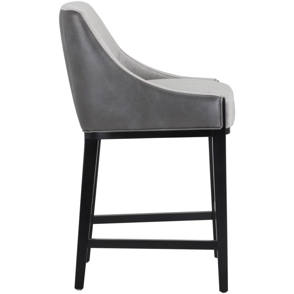 Aurora Counter Stool - Polo Club Stone / Overcast Grey - Image 2