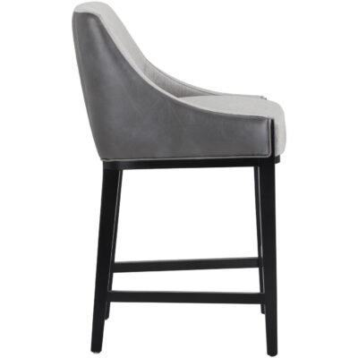 Aurora Counter Stool - Polo Club Stone / Overcast Grey 105206 105206 AURORA COUNTER STOOL POLO CLUB STONE 2