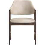 Milton Dining Armchair - Smoke Acacia - Bravo Cream 9 Milton Dining Armchair - Smoke Acacia - Bravo Cream 105211 105211 MILTON DINING CHAIR BRAVO CREAM 1