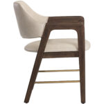 Milton Dining Armchair - Smoke Acacia - Bravo Cream 10 Milton Dining Armchair - Smoke Acacia - Bravo Cream 105211 105211 MILTON DINING CHAIR BRAVO CREAM 2