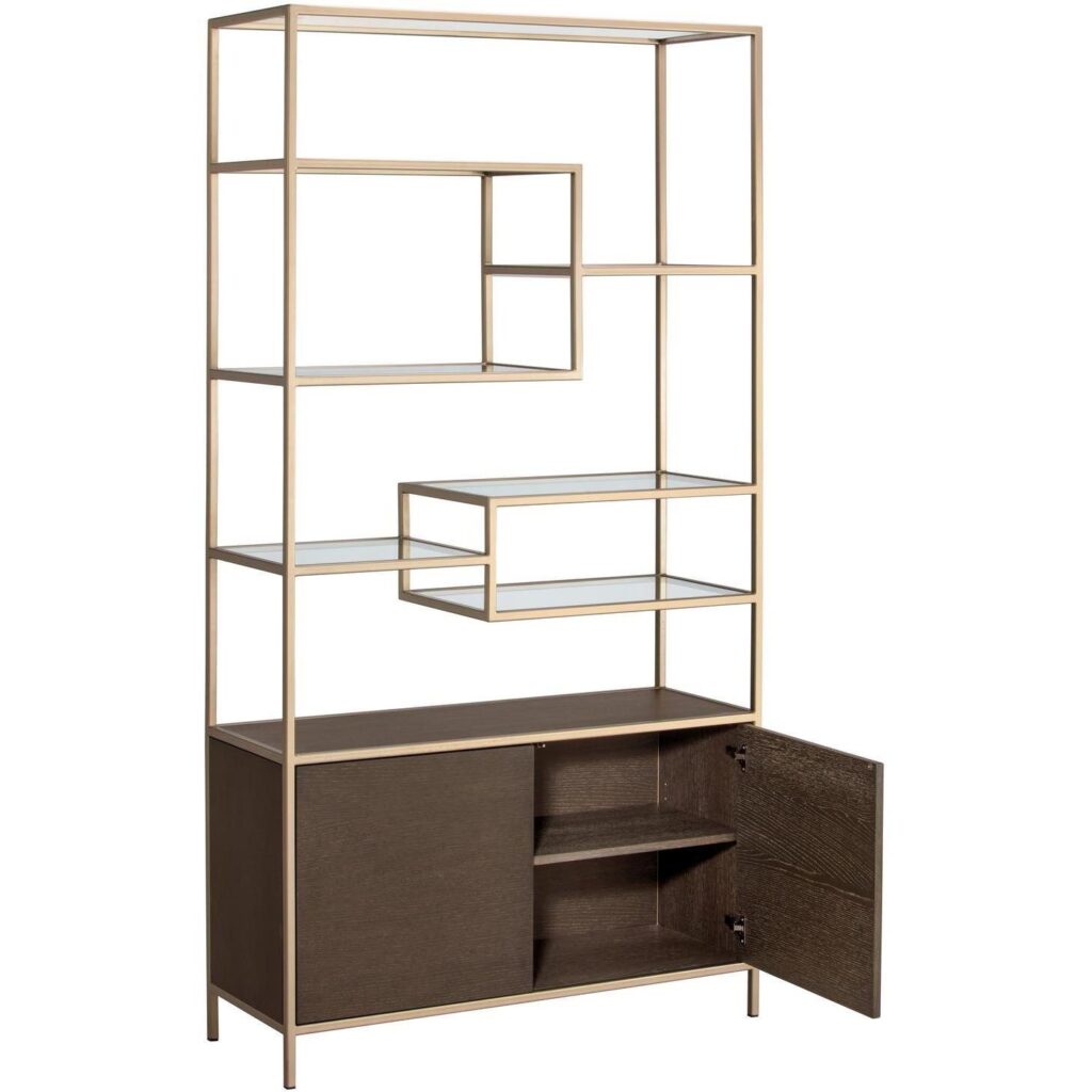 Stamos Bookcase - Gold - Raw Umber - Image 3