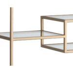 Stamos Bookcase - Gold - Raw Umber 11 Stamos Bookcase - Gold - Raw Umber 105240 105240 STAMOS BOOKCASE GOLD RAW UMBER 6