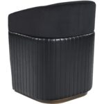 Genval Wheeled Lounge Chair - Abbington Black / Cantina Black 8 Genval Wheeled Lounge Chair - Abbington Black / Cantina Black 105246 105246 GENVAL WHEELED CHAIR ABBINGTON BLACK 3