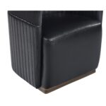 Genval Wheeled Lounge Chair - Abbington Black / Cantina Black 11 Genval Wheeled Lounge Chair - Abbington Black / Cantina Black 105246 105246 GENVAL WHEELED CHAIR ABBINGTON BLACK 7