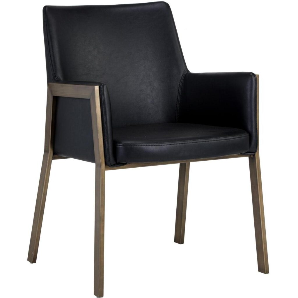 Bernadette Dining Armchair - Bravo Black