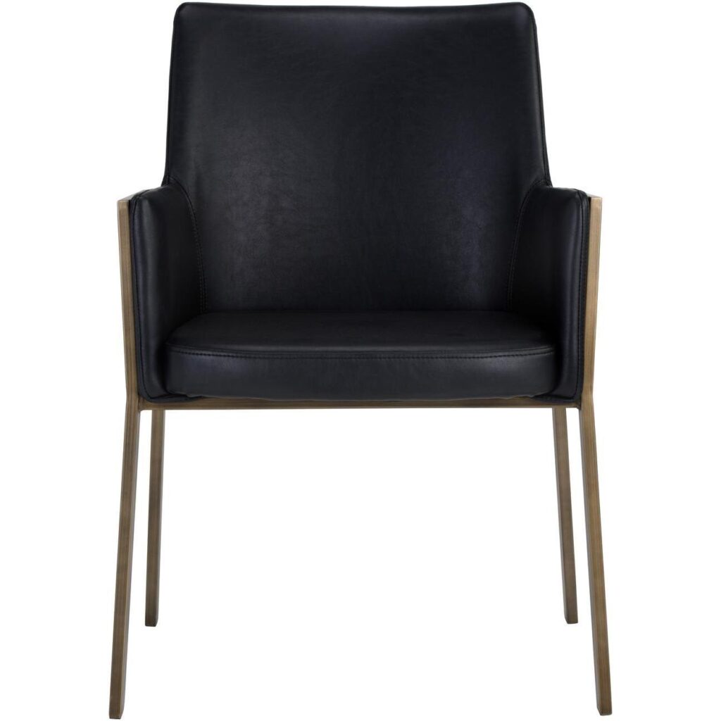 Bernadette Dining Armchair - Bravo Black - Image 2