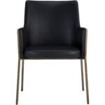 Bernadette Dining Armchair - Bravo Black 9 Bernadette Dining Armchair - Bravo Black 105284 105284 BERNADETTE ARMCHAIR BRAVO BLACK 1