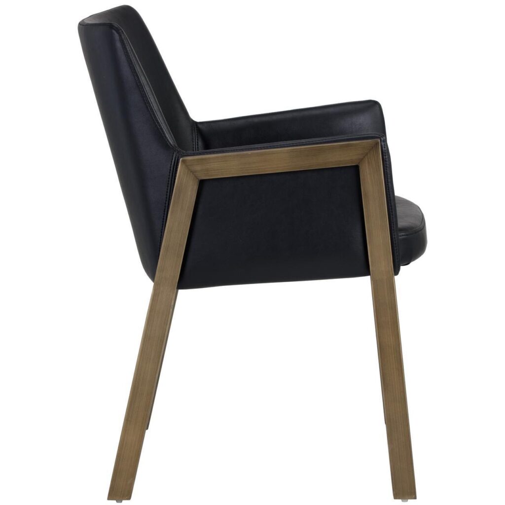 Bernadette Dining Armchair - Bravo Black - Image 3