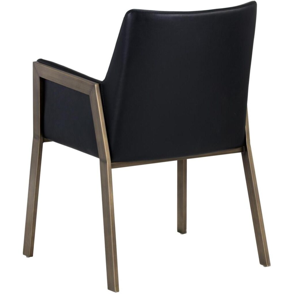 Bernadette Dining Armchair - Bravo Black - Image 4