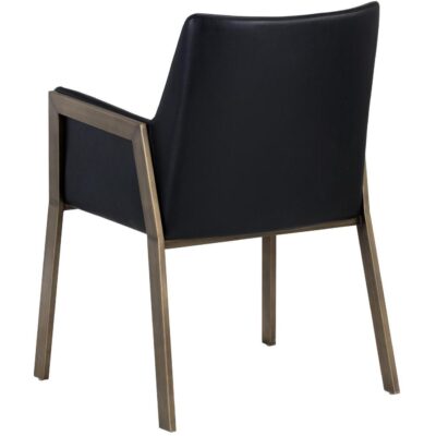 Bernadette Dining Armchair - Bravo Black 105284 105284 BERNADETTE ARMCHAIR BRAVO BLACK 3