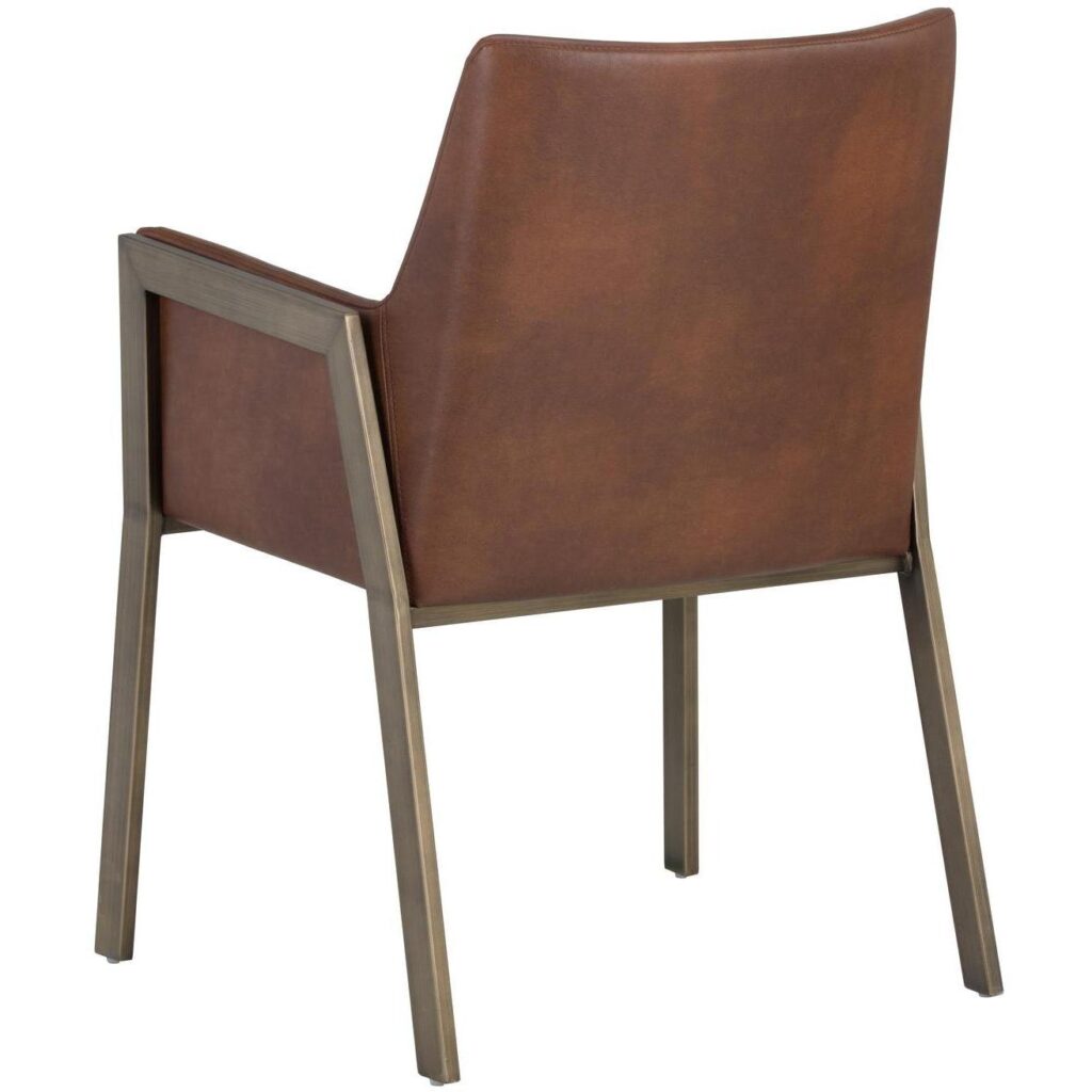 Bernadette Dining Armchair - Bravo Cognac - Image 4