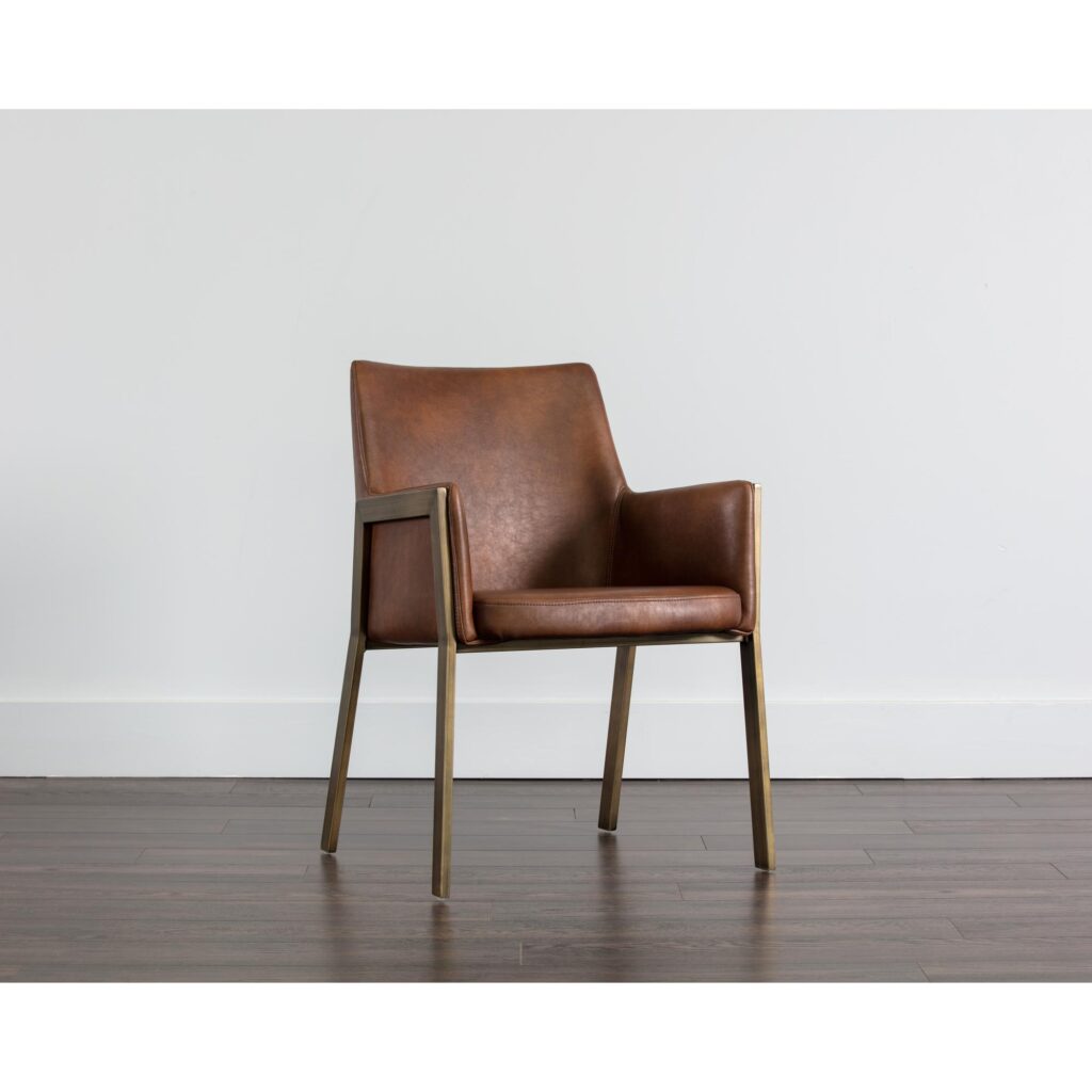 Bernadette Dining Armchair - Bravo Cognac - Image 5