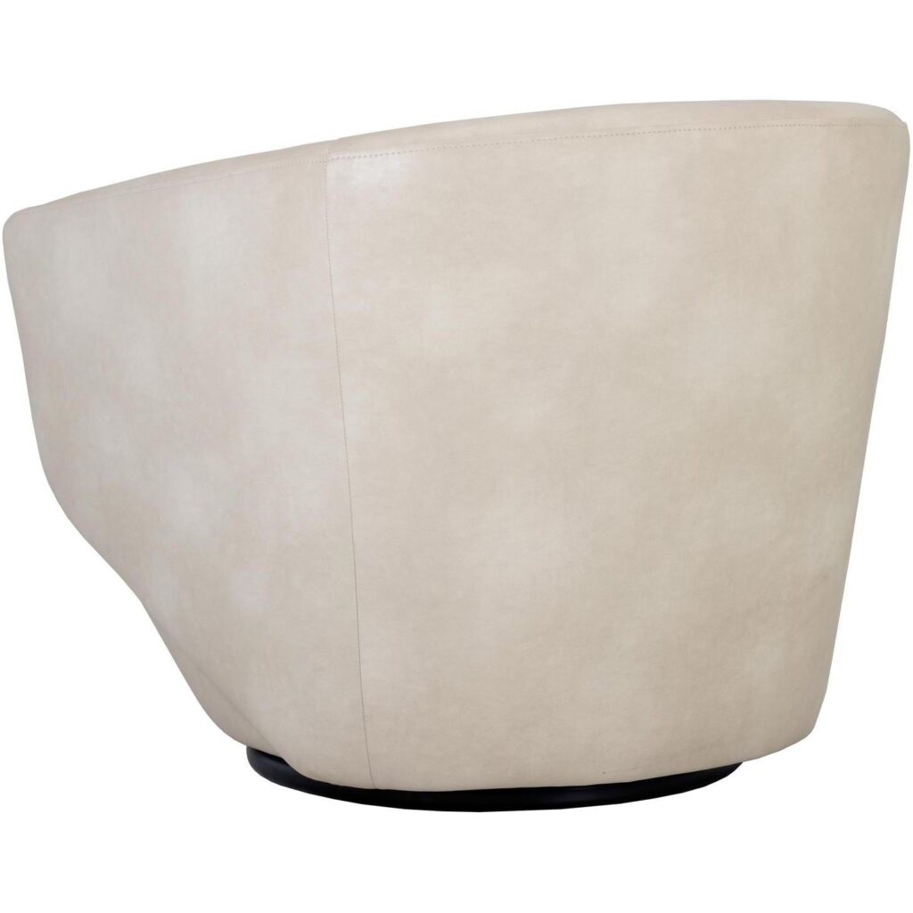 Treviso Swivel Lounge Chair - Bravo Cream - Image 4