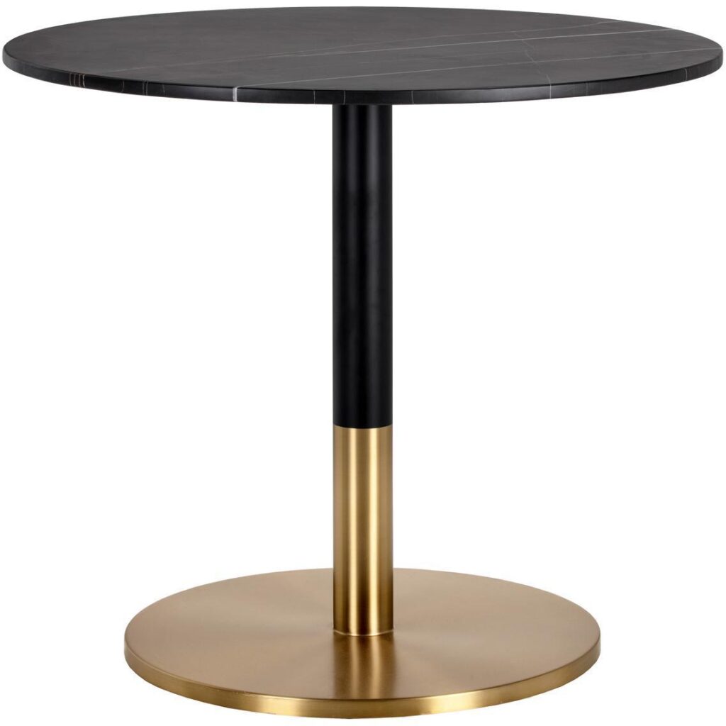 Massie Bistro Table - Black Marble - 35.5" - Image 2