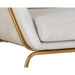 Watts Lounge Chair - Gold - Polo Club Muslin / Bravo Cream 13 Watts Lounge Chair - Gold - Polo Club Muslin / Bravo Cream 105326 105326 WATTS ARMCHAIR POLO CLUB MUSLIN BRAVO CREAM 6