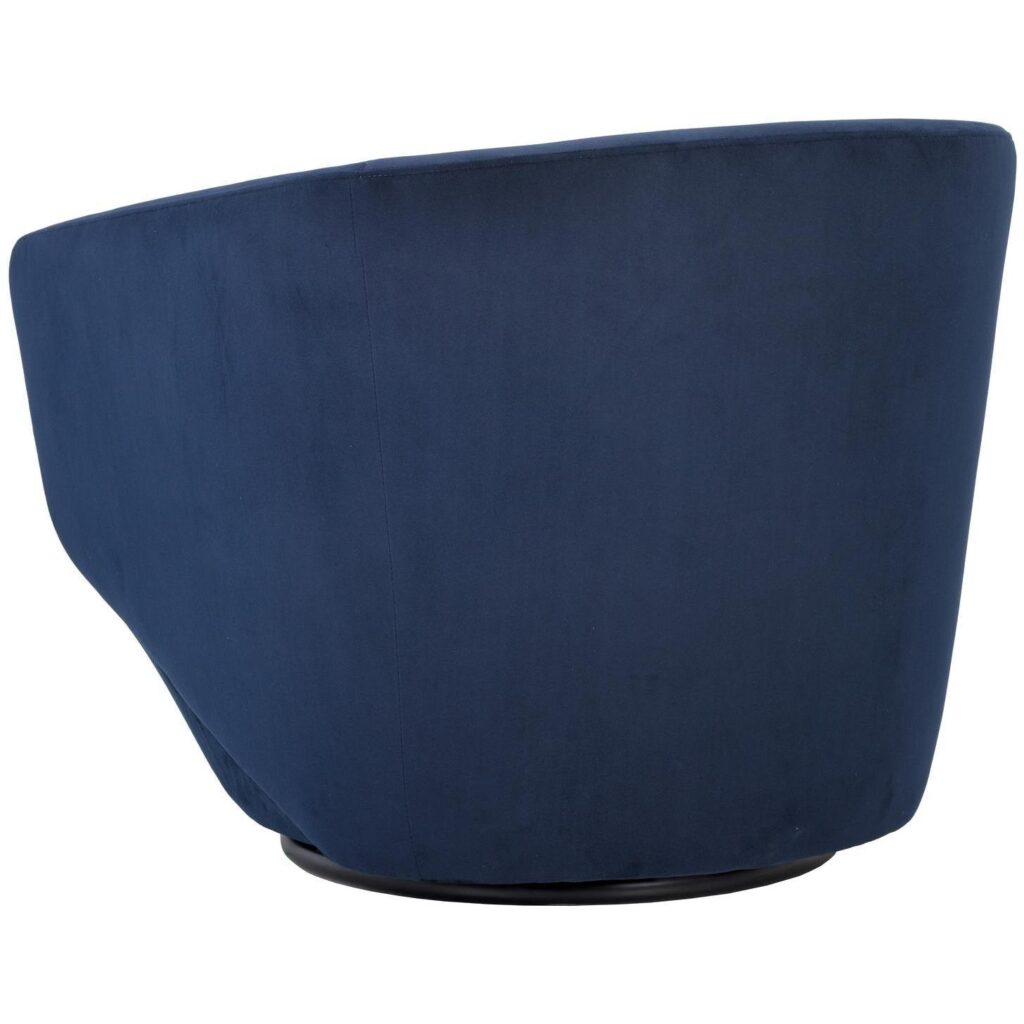 Treviso Swivel Lounge Chair - Metropolis Blue - Image 4