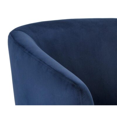 Treviso Swivel Lounge Chair - Metropolis Blue 105356 105356 TREVISO ARMCHAIR METROPOLIS BLUE 7