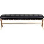 Kenji Bench - Small - Gold - Bravo Black 9 Kenji Bench - Small - Gold - Bravo Black 105363 105363 KENJI BENCH BRAVO BLACK 2