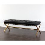 Kenji Bench - Small - Gold - Bravo Black 10 Kenji Bench - Small - Gold - Bravo Black 105363 105363 KENJI BENCH BRAVO BLACK 5
