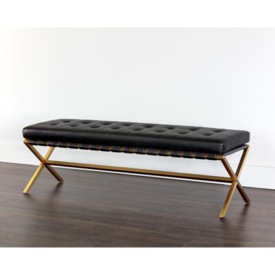 Kenji Bench - Small - Gold - Bravo Black 105363 105363 KENJI BENCH BRAVO BLACK 5