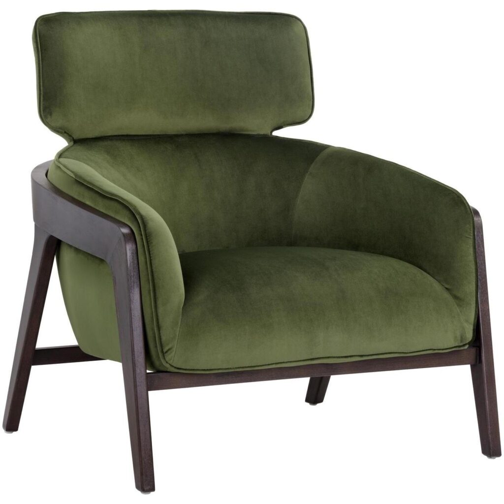 Maximus Lounge Chair - Moss Green