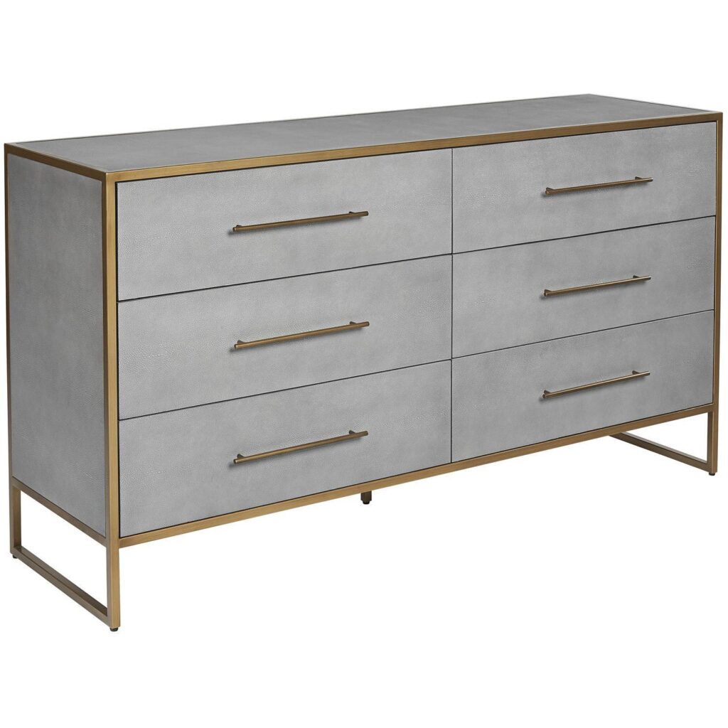 Venice Dresser - Grey Shagreen - Image 2