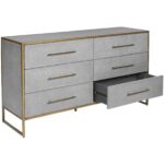 Venice Dresser - Grey Shagreen 9 Venice Dresser - Grey Shagreen 105441 105441 VENICE DRESSER 2