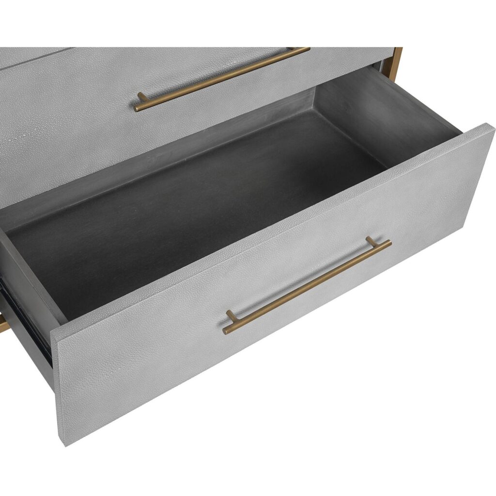 Venice Dresser - Grey Shagreen - Image 5