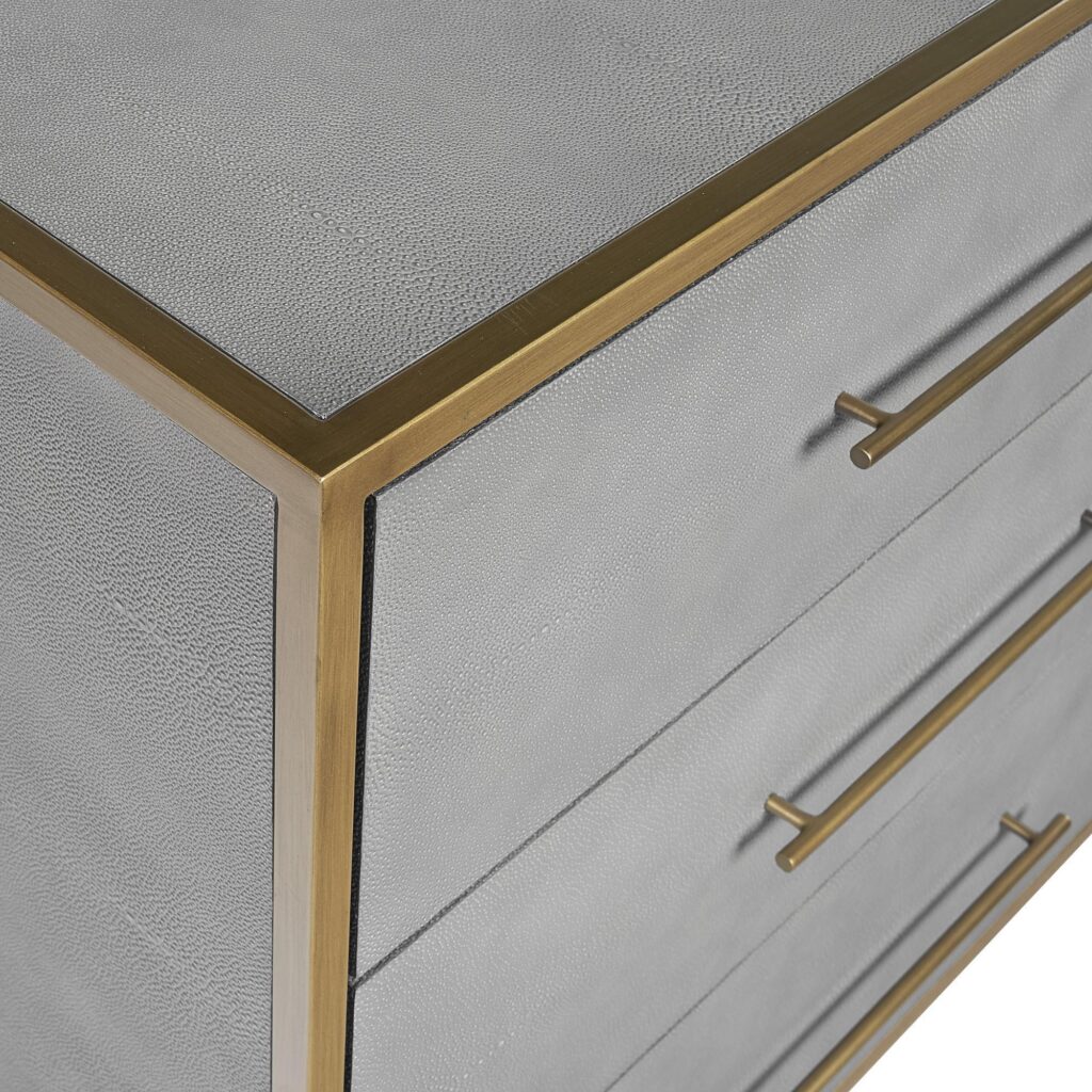 Venice Dresser - Grey Shagreen - Image 6