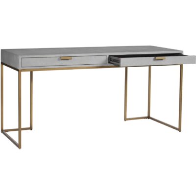 Jiro Desk - Grey Shagreen 105443 105443 JIRO DESK 1