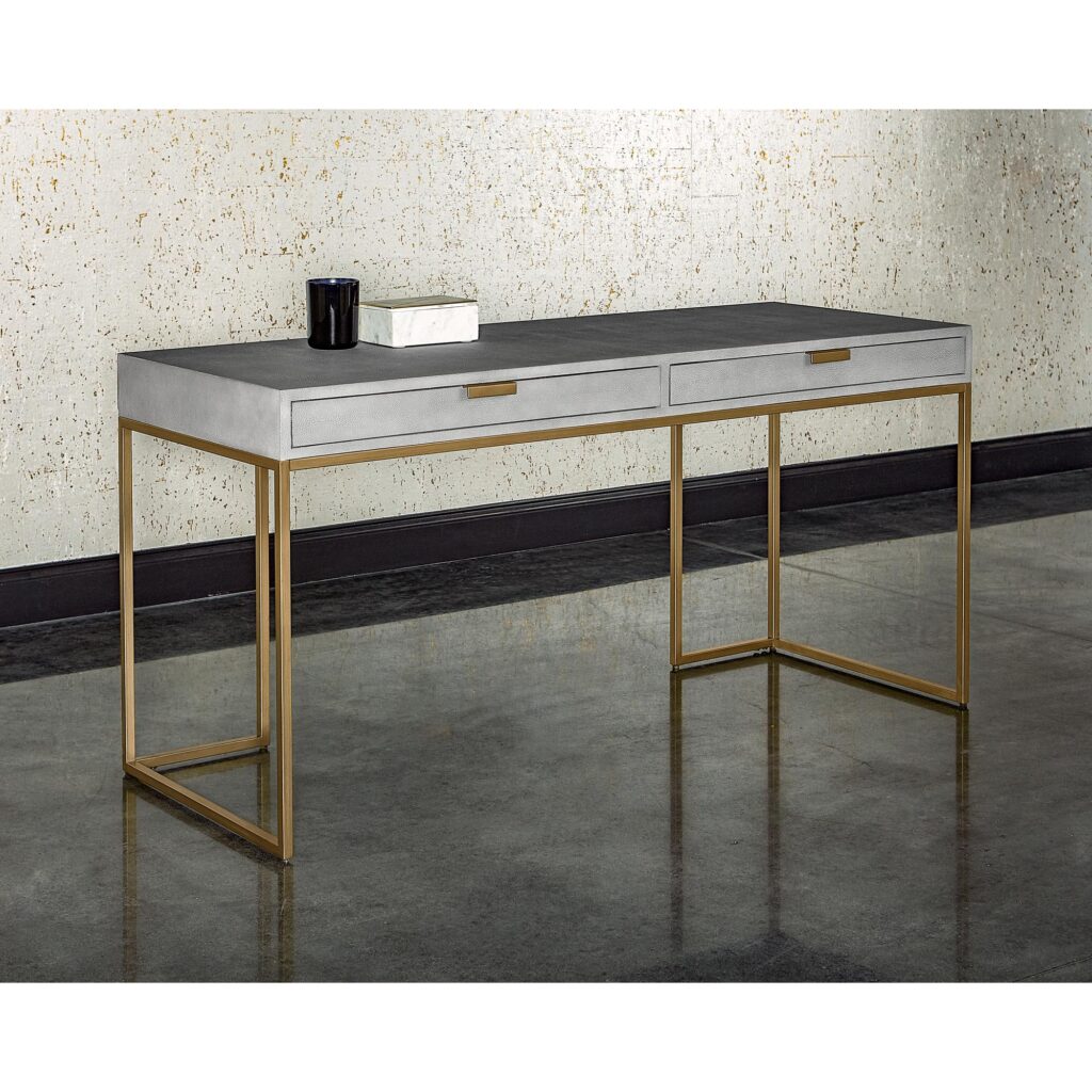 Jiro Desk - Grey Shagreen - Image 3