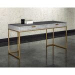 Jiro Desk - Grey Shagreen 12 Jiro Desk - Grey Shagreen 105443 105443 JIRO DESK 5
