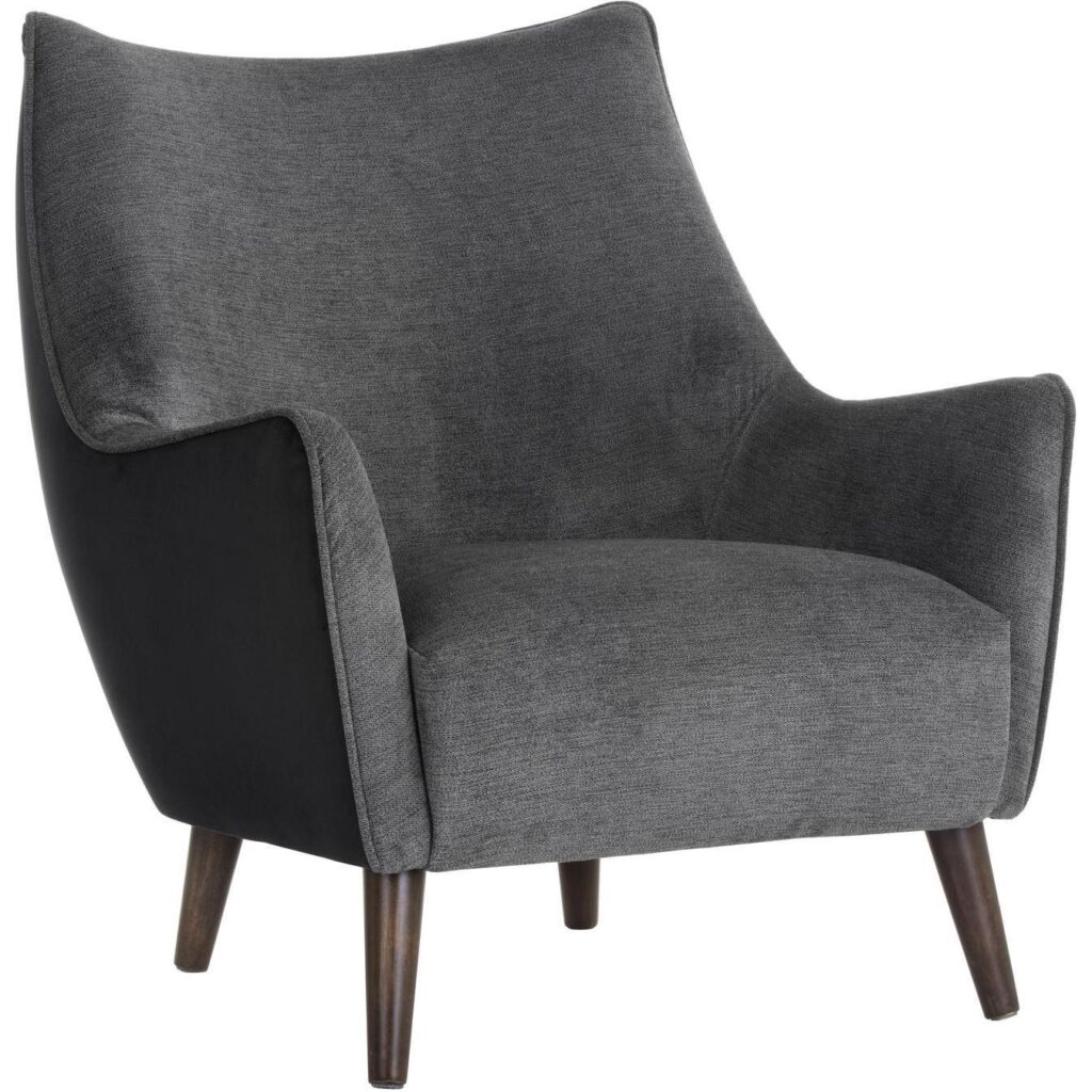 Sorrel Lounge Chair - Polo Club Kohl Grey / Abbington Black