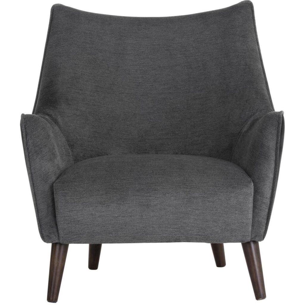 Sorrel Lounge Chair - Polo Club Kohl Grey / Abbington Black - Image 2