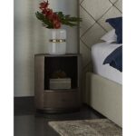 Siena Nightstand - Round - Gunmetal 11 Siena Nightstand - Round - Gunmetal 105498 105498 SIENA NIGHTSTAND 5
