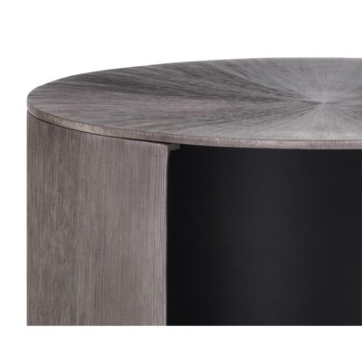 Siena Nightstand - Round - Gunmetal 105498 105498 SIENA NIGHTSTAND 6