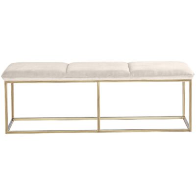 Alley Bench - Burnished Brass - Piccolo Prosecco 105517 105517 ALLEY BENCH PICCOLO PROSECCO BURNISHED BRASS 1